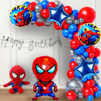 Superhero Birthday Decoration Kit for Boys - 53 Pcs