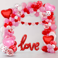 Happy Valentine's Day Combo -  Pack of 81 Pcs Valentine's Day Decoration Kit