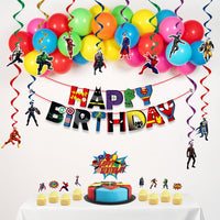 Super Hero Theme Birthday Decoration Kit for Boys - 42 Pcs