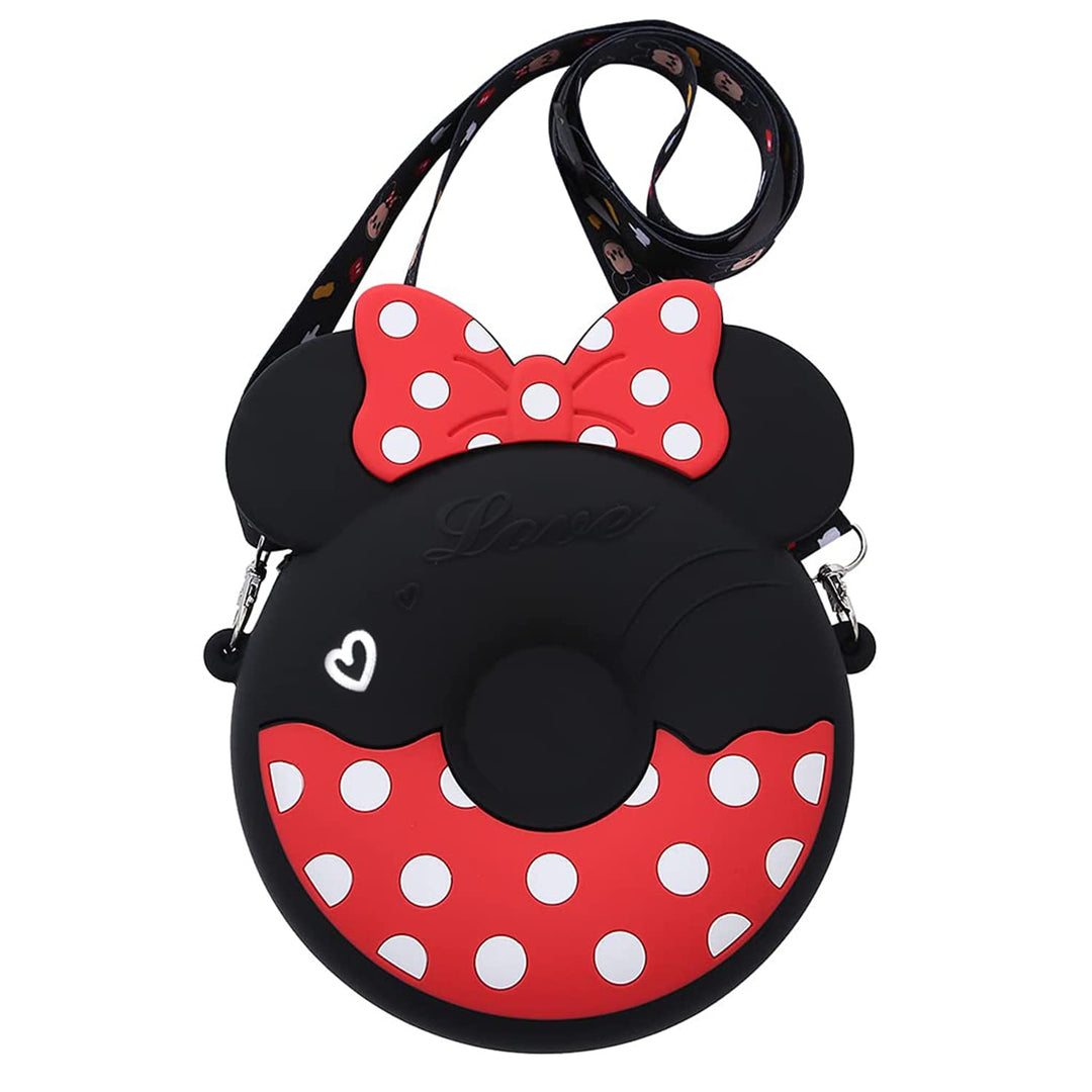 Party Propz Mickey Pop it Bag For Girls Fidget Toys Purse Women, Red Pop Shoulder Bags Party Mickey Bag Toy,Sensory Silicone Pop Fidget Toy,Anxiety Stress Relief,Return Gifts For Kids - Set of 1