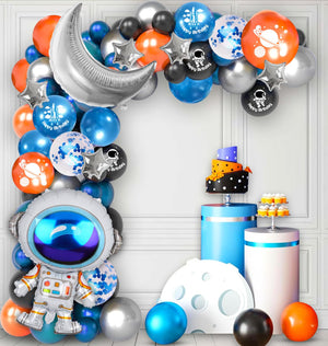 Space Theme Birthday Decoration Kit - 55Pcs