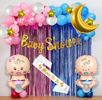 Party Propz Baby Shower Decoration Items - 62 Pcs Mom To Be Props | Baby Shower Decoration Items Traditional | Baby Decoration Items | Mom To Be Decoration Items Set | Baby Shower Party Decoration